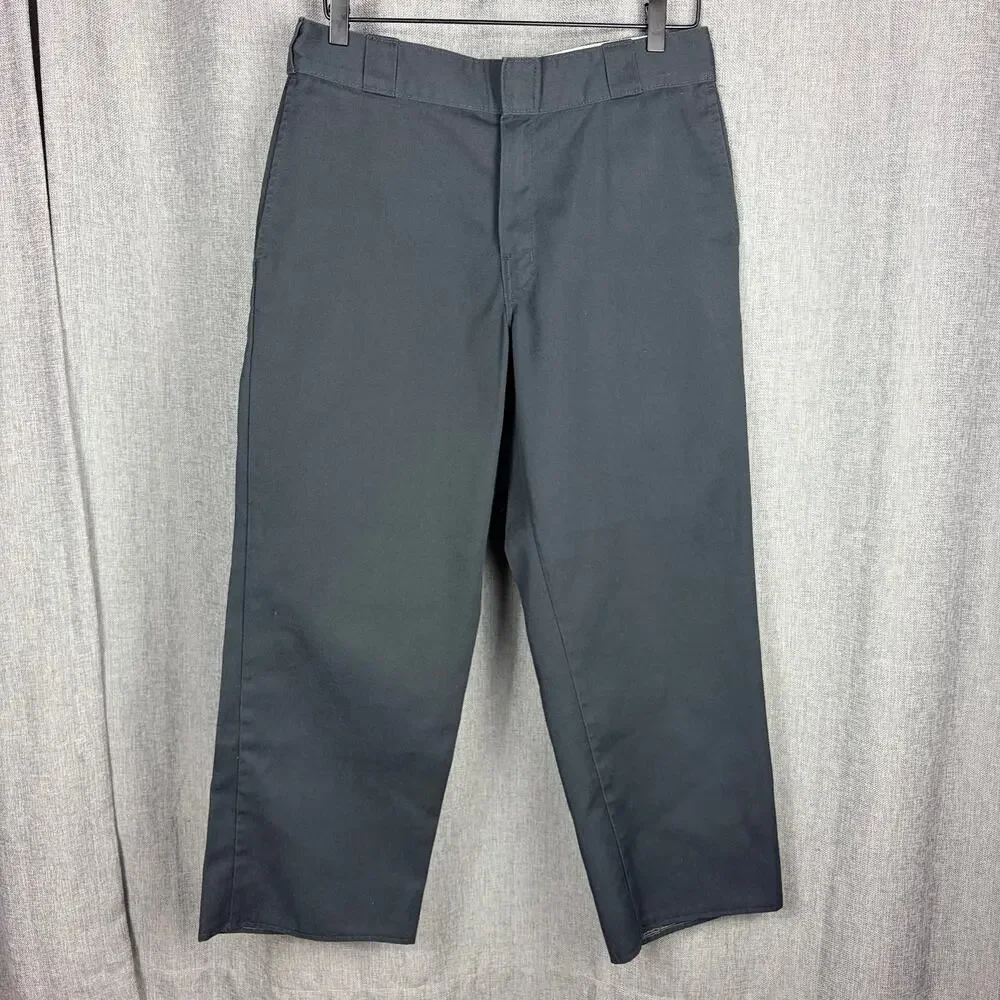 Dickies 874 Original Fit Work Pants Black 33x26 EUC